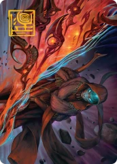 Weftstalker Ardent (20/54) Art Card - Gold-Stamped Signature